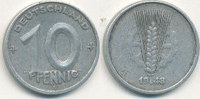 Deutschland,DDR, 10 Pfennig 1948 Mz.A J.1503 ss 16.65 元 含税 ＋  75.30 元 运费