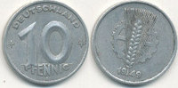 Deutschland,DDR, 10 Pfennig 1949 Mz.A J.1503 ss, 16.65 元 含税 ＋  75.30 元 运费