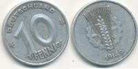 Deutschland,DDR, 10 Pfennig 1949 Mz.A J.1503 ss, 16.65 元 含税 ＋  75.30 元 运费
