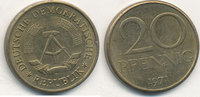 Deutschland,DDR, 20 Pfennig J.1511a ohne Mz. -