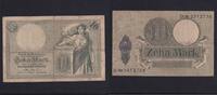 Kaiserreich, Reichskassenschein, 10 Mark Ro.27b, DEU-53, KN 7 stellig Serie:D, -