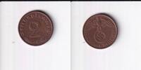 Deutsches Reich, Drittes Reich, 2 Reichspfennig -
