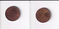 Deutsches Reich, Drittes Reich, 2 Reichspfennig 1937 D vz.+, Kupfer 33.39 元 含税 ＋  75.30 元 运费