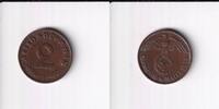 Deutsches Reich, Drittes Reich, 2 Reichspfennig 1939 F vz, Kupfer 33.39 元 含税 ＋  75.30 元 运费