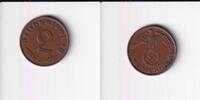 Deutsches Reich, Drittes Reich, 2 Reichspfennig -