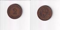Deutsches Reich, Kaiserreich, 2 Pfennig kleiner Adler, Kupfer, -