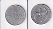 Weimarer Republik, 3 Mark mit Umschrift Verfassungstag, -