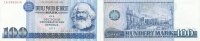 DDR 100 Mark Ro.363b Typensatz Ersatznote -