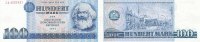 DDR 100 Mark Ro.363b Typensatz Ersatznote -