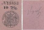 Altdeutsche Staaten, Mecklenburg-Strelitz Goldener-Hochzeits-Zehner Neustrelitz, P.A600Bb KN 5 mm -