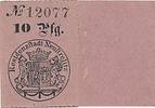 Altdeutsche Staaten, Mecklenburg-Strelitz Goldener-Hochzeits-Zehner Neustrelitz, P.A600Bb KN 5 mm -