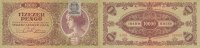 Ungarn 10ooo Pengö 15.Juli 1945 P.119 gebraucht III+ 33.39 元 含税 ＋  75.30 元 运费