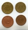 Deutschland 1,2,5,10 Spielpfennig Dresden, UNION CIGARETTENFABRIK -