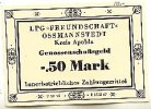 DDR -,50 Mark LPG-Geld -