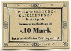 DDR LPG-Geld -,10 Mark Kapellendorf -