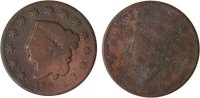 USA 1 Cent 1830/1831 Lot aus Coronet Cent 1830 und 1831 (2 Münzen) s/ss 401.63 元 含税 ＋  82.84 元 运费