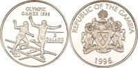 Gambia 2 Dalasis 1996 Zwei Läufer / Olympiade 1996 in Atlanta PP 191.61 元 含税 ＋  82.84 元 运费