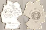 Nauru 10 Dollars Deutschlandkarte -
