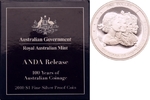 Australien 1 Dollar 100 Jahre Australische Münzprägung, ANDA Brisbane Coin Fair -