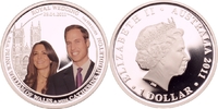 Australien 1 Dollar Hochzeit von Prinz William und Catherine Middleton -