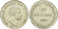 Württemberg 10 Kreuzer Wilhelm I. -