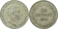 Württemberg 20 Kreuzer Wilhelm I. -