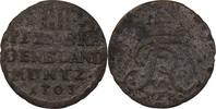 Preussen 4 Pfennig 1703 HFH Friedrich I. s/ss 409.99 元 含税 ＋  82.84 元 运费