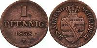 Sachsen-Altenburg 1 Pfennig Ernst I. -