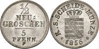 Sachsen 1/2 Neugroschen Johann -