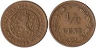 Niederlande 1/2 Cent Wappen -