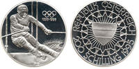 Österreich 200 Schilling Olympische Winterspiele, Slalomlauf, Wien, Münze Österreich -