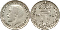 Vereinigtes Königreich 3 Pence George V, Edgar Bertram MacKennal -