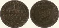 Schwarzburg-Sondershausen Silbergroschen Günther Friedrich Karl II. 1835-1880. -