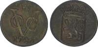 Indonesien-Niederländisch Ostindien Holland. Cu Duit Ostindische Kompanie 1602-1799. -