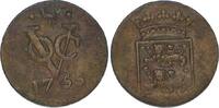 Indonesien-Niederländisch Ostindien Duit Ostindische Kompanie 1602-1799. -