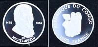 Kongo, Republik 1000 Francs 2005 Polierte Platte in Kapsel 234.28 元 含税 ＋  41.84 元 运费