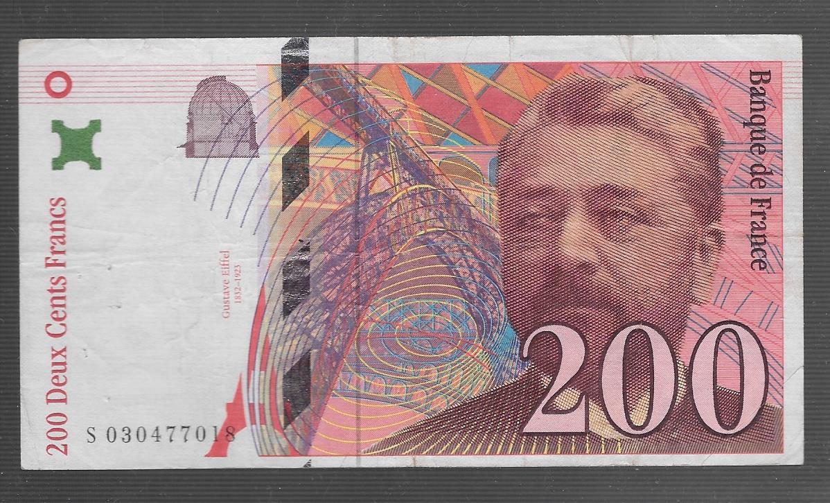 200 francs 1996 france s030 f