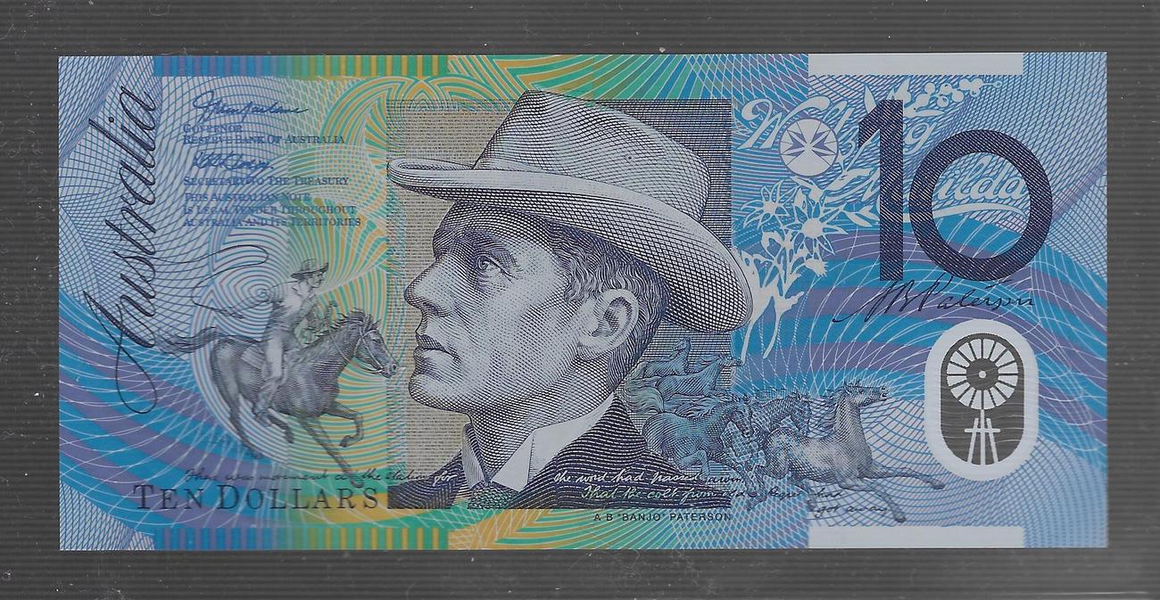 10 dollars (20)03 australie série ca gem unc
