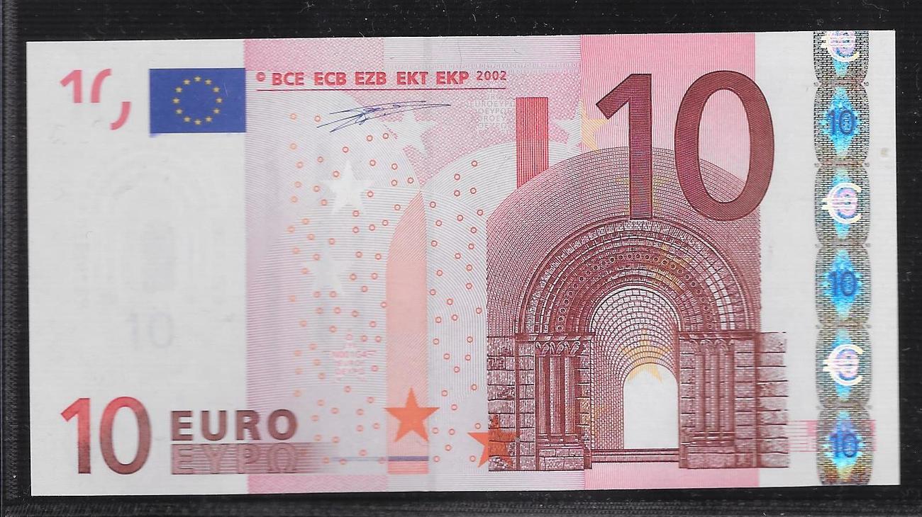 5€uro (2001) ecb/bce "y=grce. code court: n001g4" fast unc