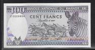 RWANDA 100 Francs Serie: Z . Zebras. Zèbres . -