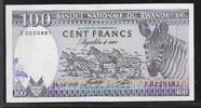 RWANDA 100 Francs Serie: Z . Zebras. Zèbres . -