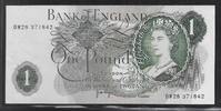 UNITED KINGDOM 1 Pound (1970) Reine Élisabeth II. Série: DW28 . Gutes se... 39.33 元 含税 ＋  309.59 元 运费
