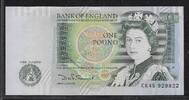 UNITED KINGDOM 1 Pound (1981) Reine Élisabeth II. Série: CR45 . Gutes se... 38.49 元 含税 ＋  309.59 元 运费