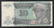 ZAÏRE 10 Nouveaux Zaïres Maréchal Mobutu Sese Seko. Série: E/F . -