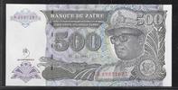 ZAÏRE 500 Nouveaux Zaïres Maréchal Mobutu Sese Seko. Série: XA/L . -