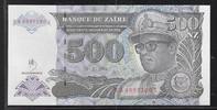 ZAÏRE 500 Nouveaux Zaïres Maréchal Mobutu Sese Seko. Série: XA/L . -