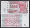 ZAÏRE 5'000 Nouveaux Zaïres Maréchal Mobutu Sese Seko. Série: DA/B . -
