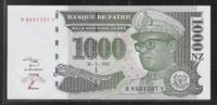 ZAÏRE 1000 Nouveaux Zaïres Maréchal Mobutu Sese Seko. Série: B/Y . -