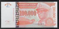ZAÏRE 100'000 Nouveaux Zaïres Maréchal Mobutu Sese Seko. Série: H/D . -