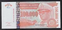 ZAÏRE 100'000 Nouveaux Zaïres Maréchal Mobutu Sese Seko. Série: H/C . -